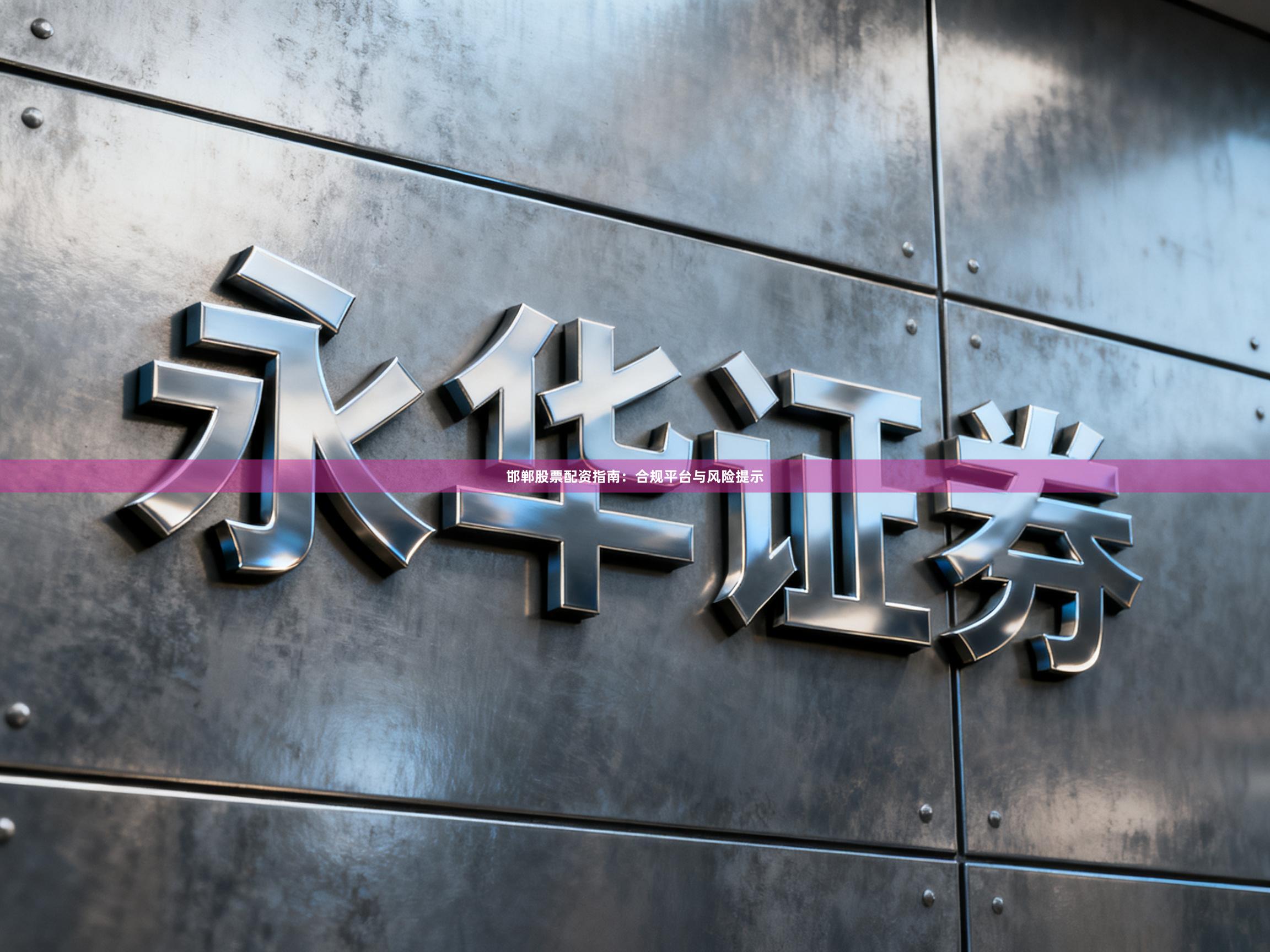 邯郸股票配资指南：合规平台与风险提示